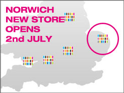 We are opening in Norwich - 2nd of July